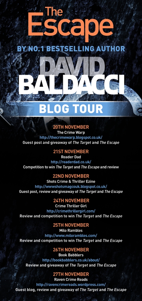 David Baldacci Blog Tour Poster