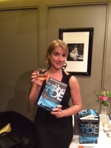 Brooke Magnanti with her book The Turning Tide